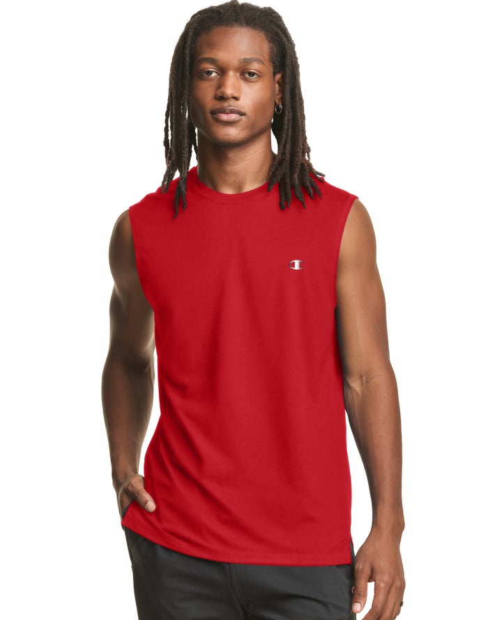 Champion Tanktop Heren - Rood - Double Dry® ( 730259-SNQ )